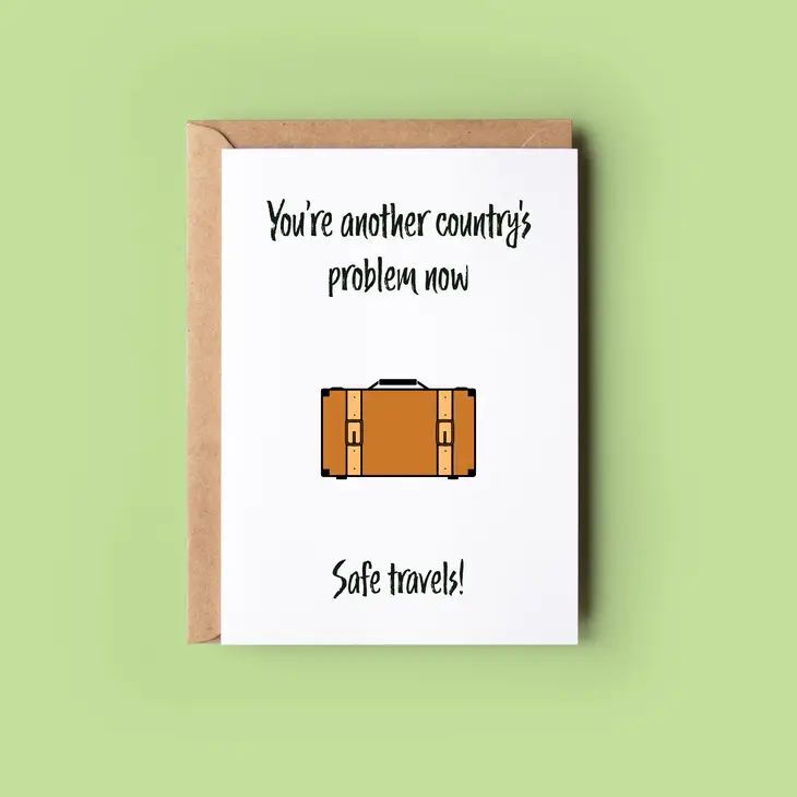 Quirky & Wonky Cards - Another Country's Problem Now