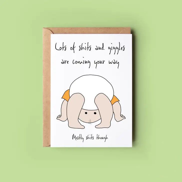 Quirky & Wonky Cards - Shits and Giggles