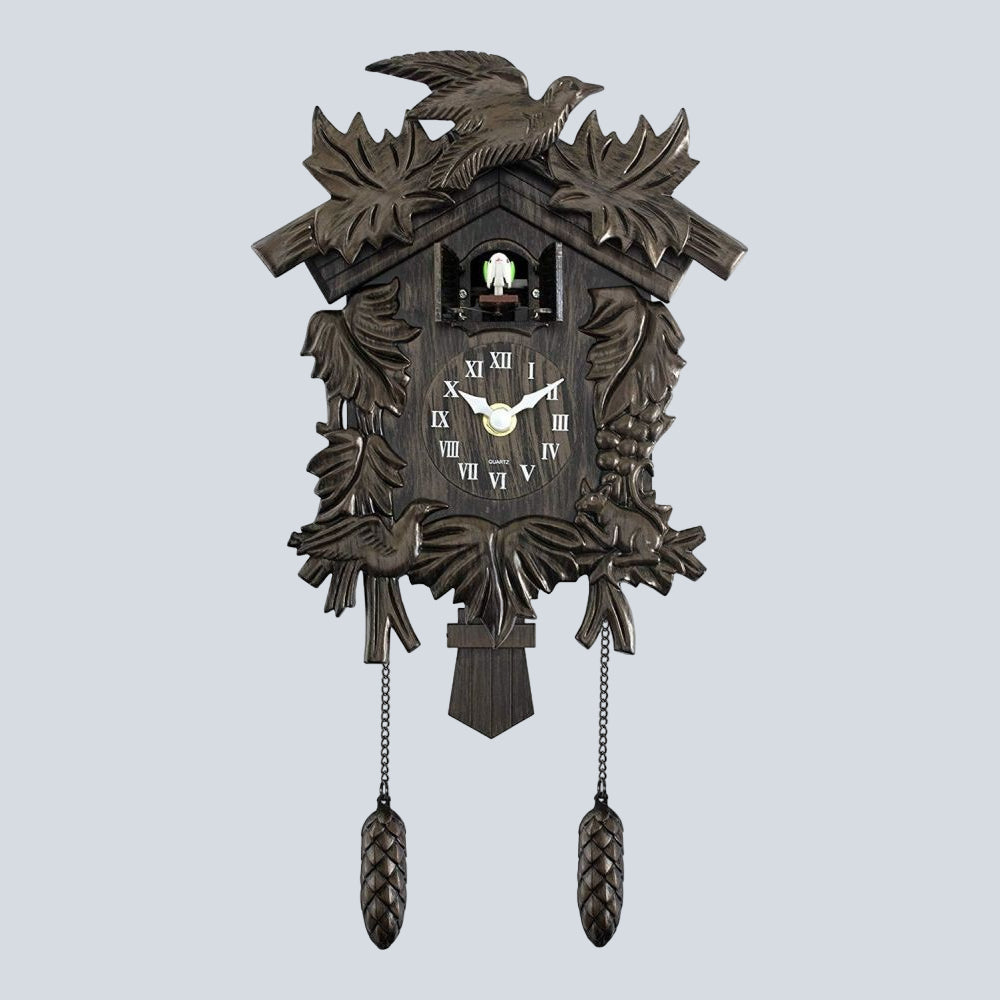 Wall Clock - Hamburg Antique Bronze Cuckoo