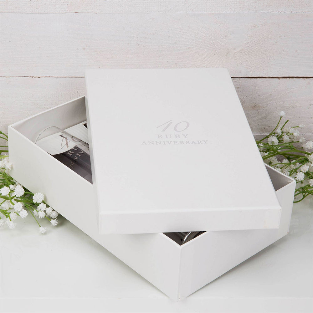 Amore Straight Flutes Set of 2 - 40th Anniversary
