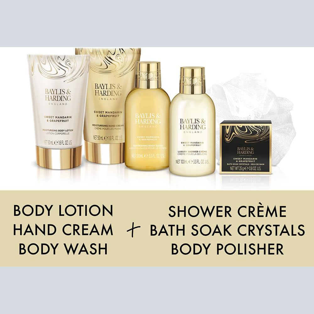 Baylis & Harding Mandarin & Grapefruit Luxury Pamper Gift Set