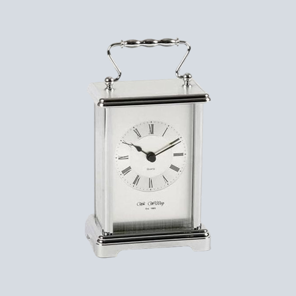 Mantel Clock - Silver Carriage