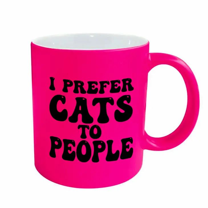 Cheeky Mug - I Prefer Cats To People
