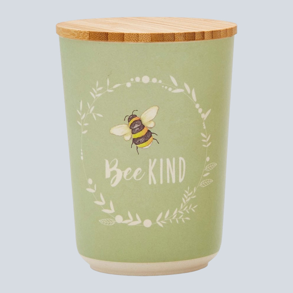 Cooksmart - Bumble Bees - Bamboo Canister Sage