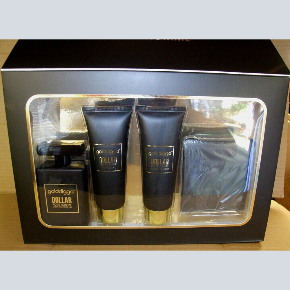 Golddigga Dollar Pour Homme 4 Piece Gift Set