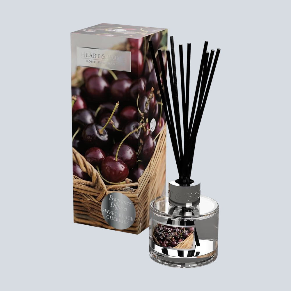Heart & Home - Reed Diffusers - Sweet Black Cherries