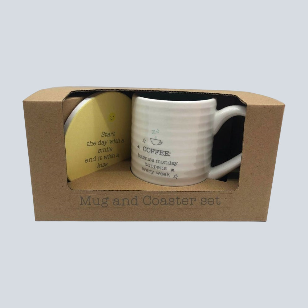 Love Life Mug & Coaster Set - Grandad