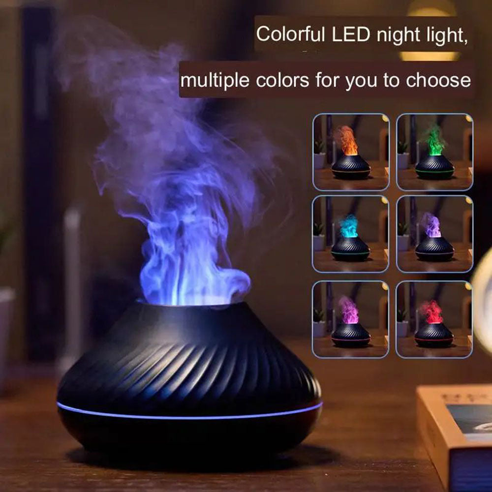 Mystic Falls Aromatherapy Volcano Flame Diffuser