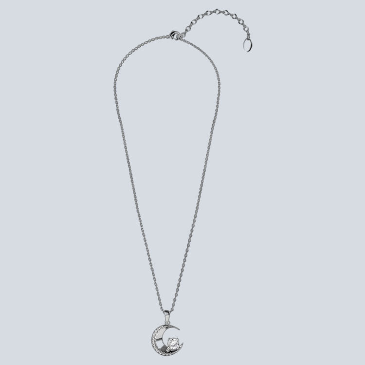 Women's Campbell & Rodgers Moissanite Diamond La Lune Pendant